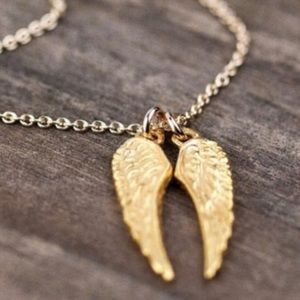 Angel wings necklace